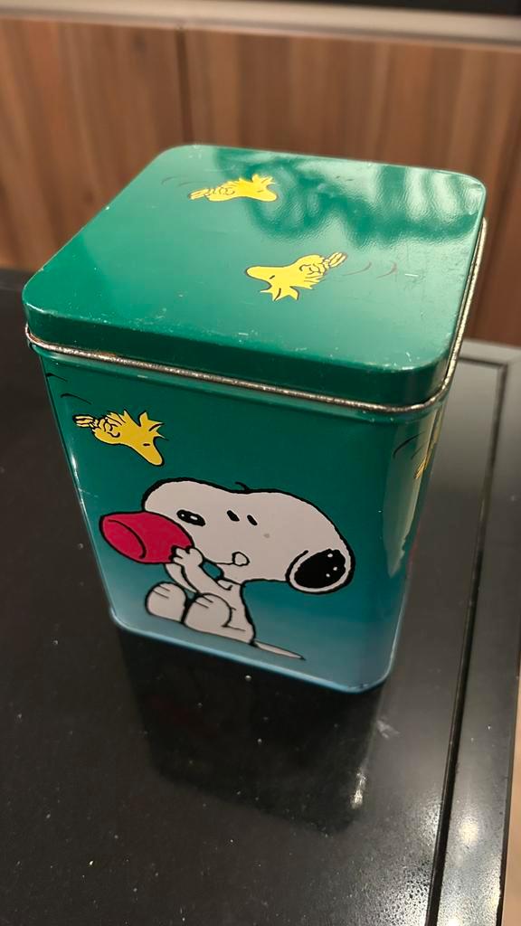 Leuk Snoopy blik vintage, Verzamelen, Blikken, Gebruikt, Ophalen of Verzenden