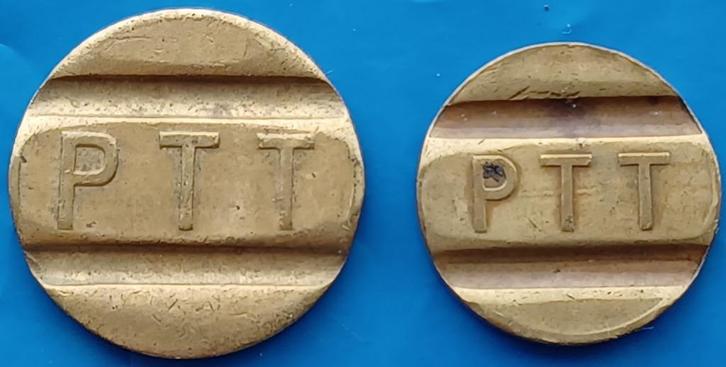 Turkije "Telefon Jetonu PTT" (internationaal), normale T, Postzegels en Munten, Penningen en Medailles, Overige materialen, Buitenland