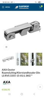 AXA Oyster Raamsluiting met Kierstandhouder, Ophalen of Verzenden, Nieuw, Rvs