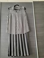 Zwart/wit set: Blouse Yessica & Bonprix broek - Maat 42, Kleding | Dames, Yessica, Verzenden, Zo goed als nieuw