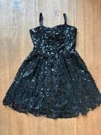 Kerstjurk pailetten jurk coolcat maat 134 140 zwart, Ophalen of Verzenden, Zo goed als nieuw, Meisje, Jurk of Rok