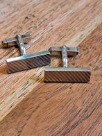 Massieve zilveren manchetknopen, Sieraden, Tassen en Uiterlijk, Manchetknopen, Onbekend, Ophalen of Verzenden, Zo goed als nieuw