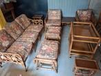 Vintage bamboe tuinset, Ophalen, Gebruikt, Bank, Tuinset