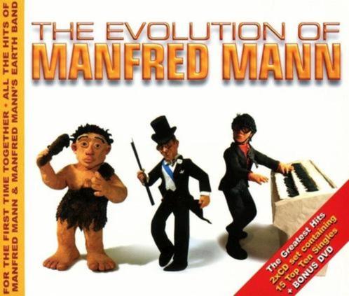 2CD/DVD: Manfred Mann – The Evolution Of Manfred Mann, Cd's en Dvd's, Cd's | Rock, Zo goed als nieuw, Poprock, Verzenden