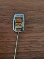 Sp 1396 Vintage Sabina Pindakaas Speldje, Verzamelen, Speldjes, Pins en Buttons, Ophalen of Verzenden, Gebruikt, Merk, Speldje of Pin