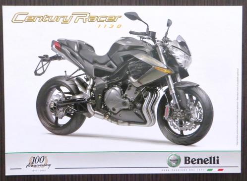 Folder Benelli 1130 Century Racer - 2011 (100 jaar Benelli), Motoren, Handleidingen en Instructieboekjes, Overige merken, Verzenden