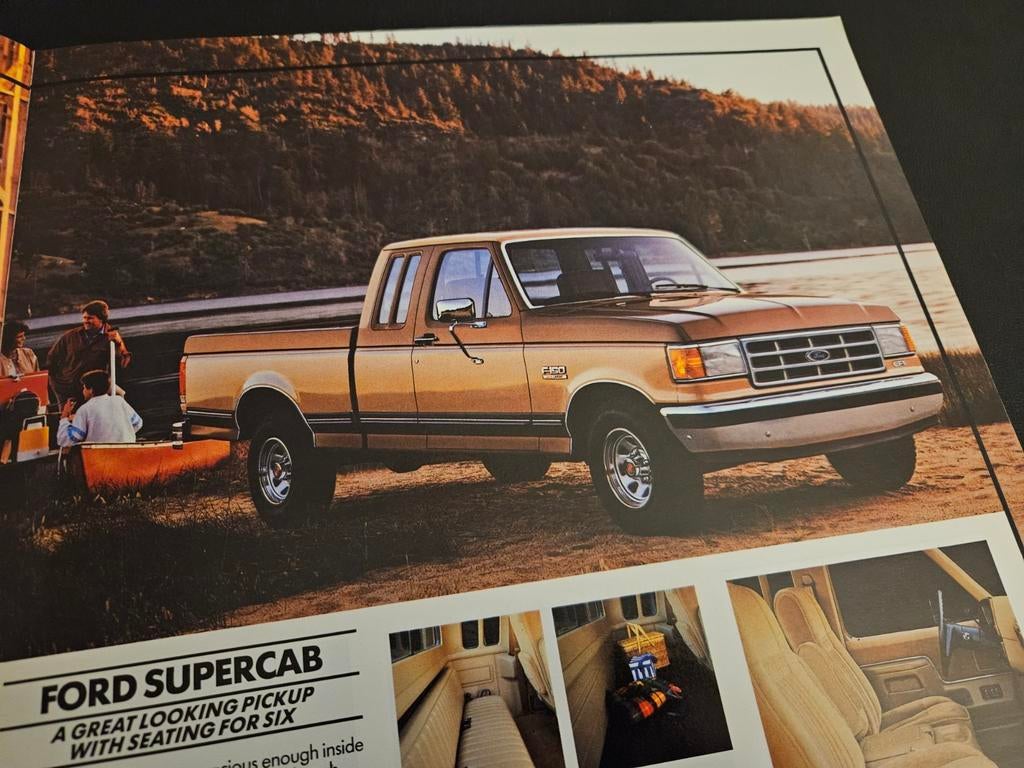 Brochure Ford F-Series Pickup 1987, Ophalen of Verzenden, Zo goed als nieuw, Ford