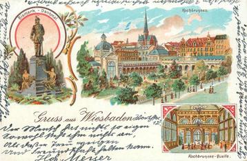 (379-162-031) Wiesbaden Litho beschikbaar voor biedingen