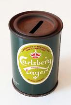Oude blikken Carlsberg Bier Spaarpot Bierreclame, Verzenden, Gebruikt