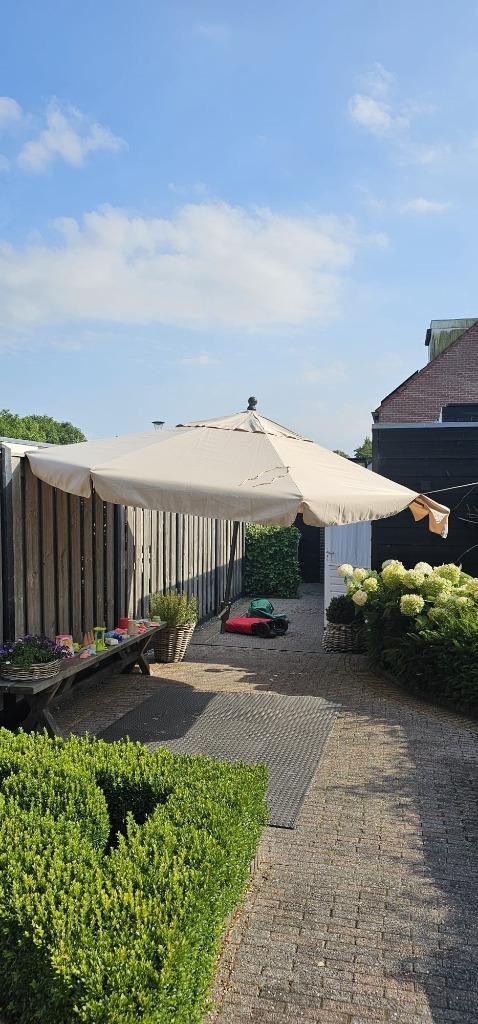 Parasol Hartman Prestige, Tuin en Terras, Parasols, Gebruikt, Stokparasol, Verstelbaar, Ophalen