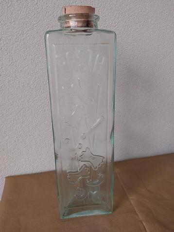 Prachtige groene vintage pastapot van glas beschikbaar voor biedingen