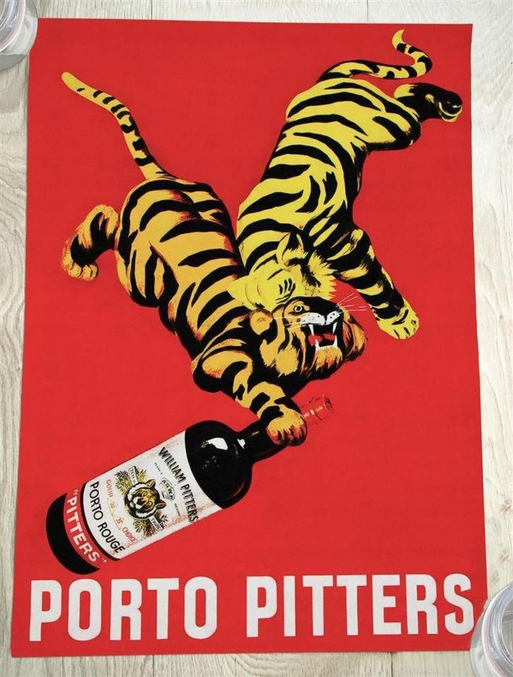 Leonetto Cappiello Porto Pitters Art deco Poster Affiche, Verzamelen, Posters, Nieuw, Film en Tv, A1 t/m A3, Ophalen of Verzenden