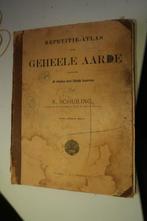 atlas-repetitie-atlas der geheele aarde  R.Schuiling-1914, Boeken, Atlassen en Landkaarten, Gelezen, Ophalen of Verzenden, Landkaart