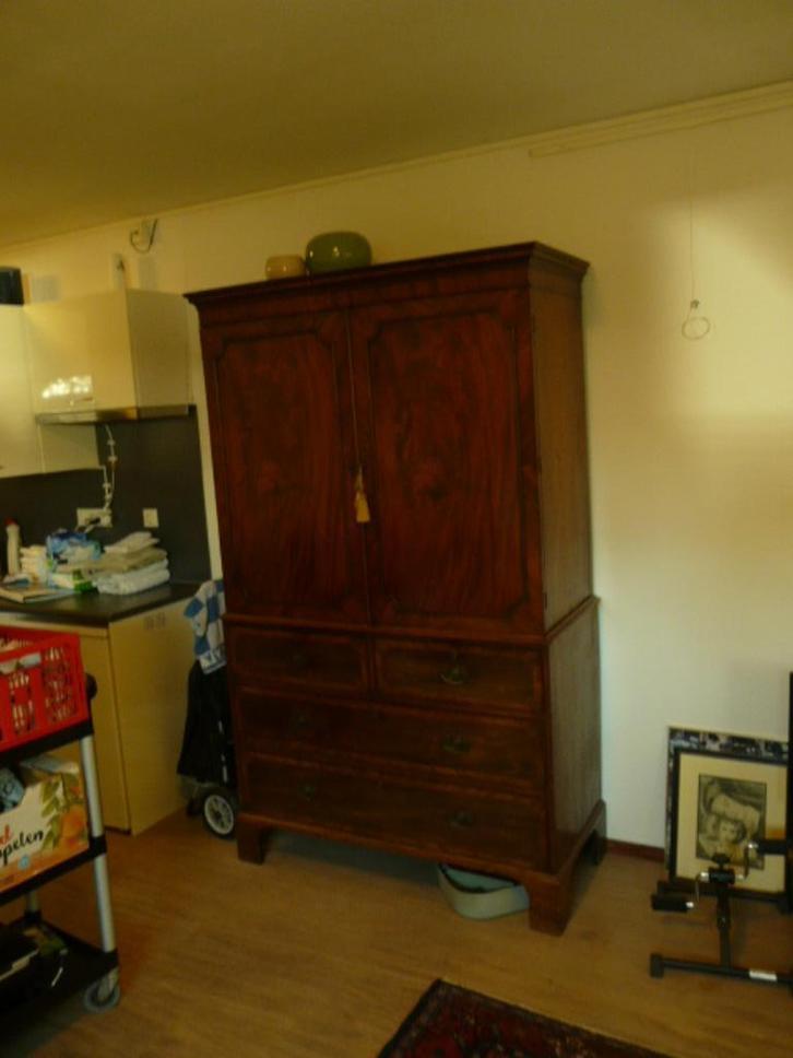 ladenkast van mahonie, Huis en Inrichting, Kasten | Ladekasten, Gebruikt, 200 cm of meer, 100 tot 150 cm, 50 tot 75 cm, Overige houtsoorten
