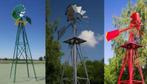 USA- Windmolen Kogelgelagerd! 250cm! Rood, Zilver Of Groen, Tuin en Terras, Tuinbeelden, Nieuw, Ophalen of Verzenden