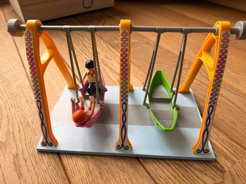 Playmobil Kermis Schommel - Beweegt. 10,00, Ophalen of Verzenden, Zo goed als nieuw, Jongen of Meisje