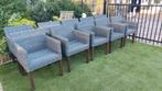Prachtige luxe rond wicker tuinstoelen satelliet, Ophalen, Zo goed als nieuw, Wicker