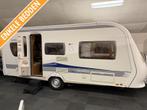 HOBBY DELUXE 495 UL APARTE BEDDEN MOVER - VOORTENT (TOP), Caravans en Kamperen, Caravans, Rondzit, Hobby, Schokbreker, Bedrijf