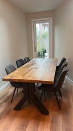 Eetkamer tafel en/of stoelen, Huis en Inrichting, Gebruikt, 200 cm of meer, Rechthoekig, 50 tot 100 cm