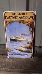 10 emaille borden Holland America Line voor maar 150,-, Reclamebord, ., Nieuw, Ophalen of Verzenden