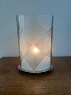 hanglamp/staande lamp set, metaal/glas, Ophalen, Zo goed als nieuw, Glas, Modern