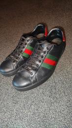 GUCCI ACE SNEAKER Zwart: Maat 45, Zwart, Ophalen of Verzenden, Sneakers of Gympen, Gucci