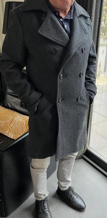 Stijlvolle Heren winterjas donkergrijs mt. 46 beschikbaar voor biedingen