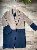 Mooie mantel van United Colors of Benetton, Kleding | Dames, Blauw, Zo goed als nieuw, United Colors of Benetton, Ophalen