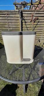 HANDIGE DUBBELE PEDAALEMMER curver, Huis en Inrichting, Woonaccessoires | Prullenbakken, Ophalen, Gebruikt, Kunststof, Minder dan 50 cm