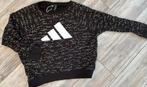 ADIDAS OVERSIZED SWEATER/TRUI KLEUR ZWART SIZE L, Ophalen of Verzenden, Zo goed als nieuw, Maat 46/48 (XL) of groter, Zwart