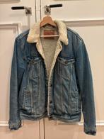 Levi’s, sherpa trucker jas, M, blauw denim, Ophalen, Blauw