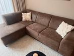 Hoekbank Noud + Stoel. Leenbakker ( taupe ), Ophalen, Gebruikt, Hoekbank, Driepersoons