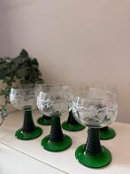 Set van 6 Roemer moezel glazen jaren 70, Antiek en Kunst, Antiek | Glas en Kristal, Ophalen of Verzenden