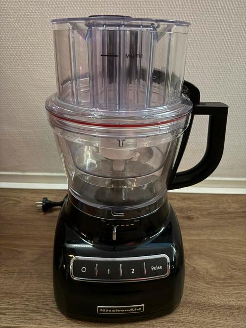 KitchenAid Foodprocessor 3,1L, Zwart, Witgoed en Apparatuur, Keukenmixers, Zo goed als nieuw, Ophalen of Verzenden