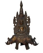 Boeddhabeeld – Thaise stijl – messing – 31,5 cm, Ophalen of Verzenden, Gebruikt