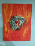 Schilderij op doek, Antiek en Kunst, Ophalen of Verzenden