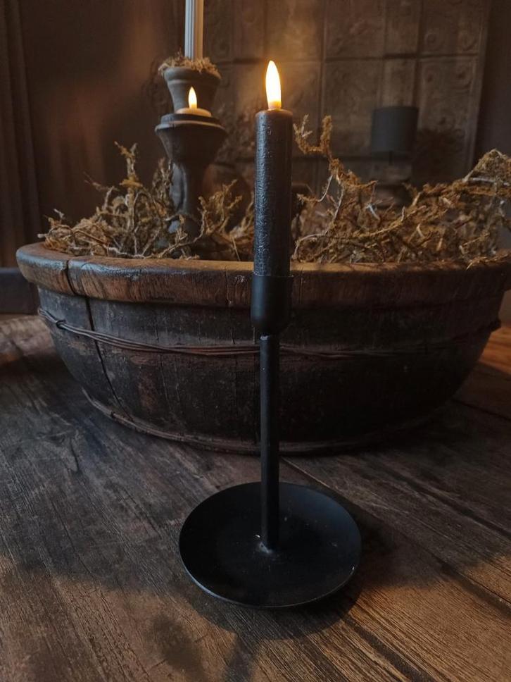 Ijzeren kandelaar nieuw, Huis en Inrichting, Woonaccessoires | Kandelaars en Kaarsen, Nieuw, Minder dan 25 cm, Metaal, Ophalen of Verzenden