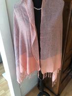 Antik batik sjaal lana wol, Verzenden, Zo goed als nieuw, Maat 46/48 (XL) of groter, Sjaal