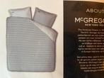 McGregor Flanel Dekbedovertrek 200x240 + 2 slopen, Huis en Inrichting, Dekbedovertrek, Ophalen of Verzenden, Grijs, Nieuw