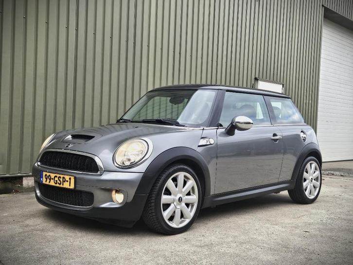 Mini 1.6 16V Cooper S 174 pk 2008 | Leer | Bluetooth, Auto's, Mini, Bedrijf, ABS, Airbags, Airconditioning, Bluetooth, Boordcomputer