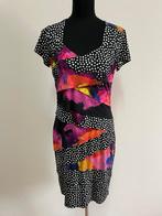 J38 - Fleurige Eroke jurk maat 44 (1), Kleding | Dames, Jurken, Ophalen of Verzenden, Zo goed als nieuw, Maat 42/44 (L), Onder de knie