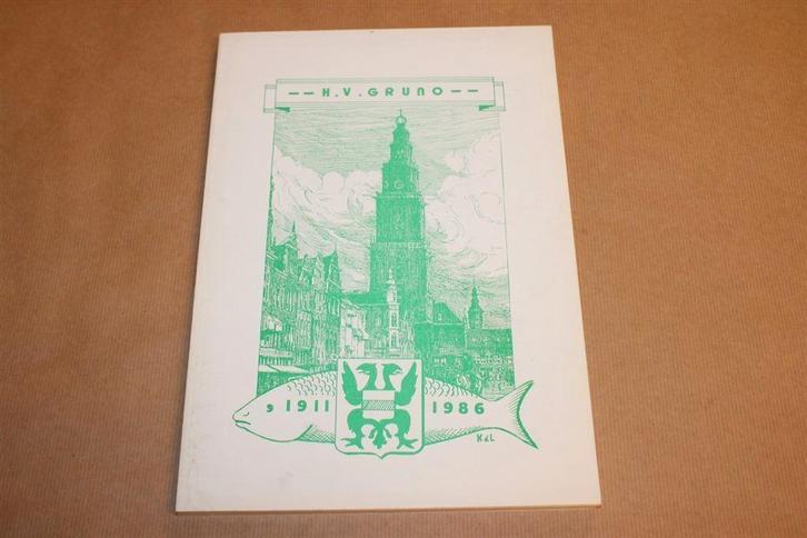 Gedenkboek Hengelvereniging Gruno Groningen 1911-1986, Boeken, Geschiedenis | Stad en Regio, Zo goed als nieuw, Ophalen of Verzenden