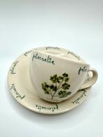 vintage kop en schotel van het merk Royal Orchid, Ophalen of Verzenden, Zo goed als nieuw, Aardewerk, Overige stijlen