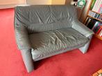 2,5 zits lederen bank, Huis en Inrichting, Banken | Bankstellen, Ophalen, Gebruikt, 150 tot 200 cm, Tweepersoons