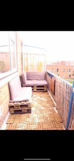 Tuinset, Tuin en Terras, Tuinsets en Loungesets, Ophalen of Verzenden, Zo goed als nieuw, Hout, 2 zitplaatsen