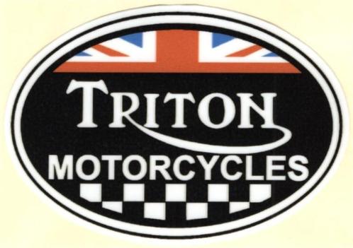 Triton Motorcycles sticker #7, Motoren, Accessoires | Stickers, Verzenden