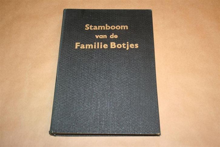 Stamboom van de familie Botjes - 1938 !!, Boeken, Geschiedenis | Stad en Regio, Gelezen, Ophalen of Verzenden