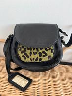 Cowboysbag tas zwart met print, Ophalen of Verzenden, Zo goed als nieuw, Zwart