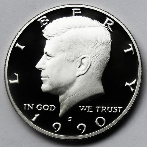 **  1990-S  USA  - Prachtige Half Dollar Kennedy -KWALITEIT*, Postzegels en Munten, Munten | Amerika, Losse munt, Noord-Amerika
