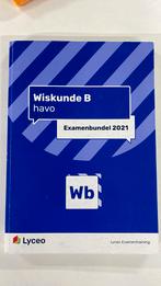 Wiskunde B Havo examenbundel 2021 eerste druk, Verzenden, Zo goed als nieuw, Overige onderwerpen
